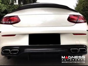 Mercedes-Benz W205 C63 Coupe Rear Bumper Lip - Carbon Fiber Mercedes-Benz W205 C63 Coupe Rear Bumper Lip - Carbon Fiber